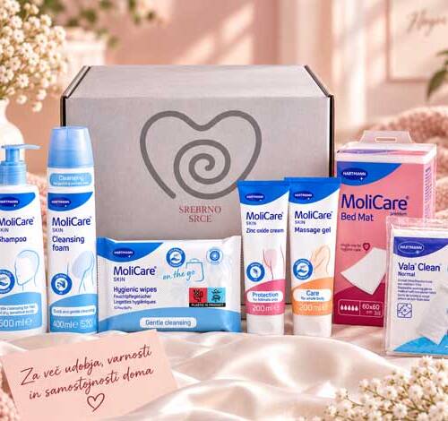 Srebrno srce - Veliki paket za celovito nego in udobje