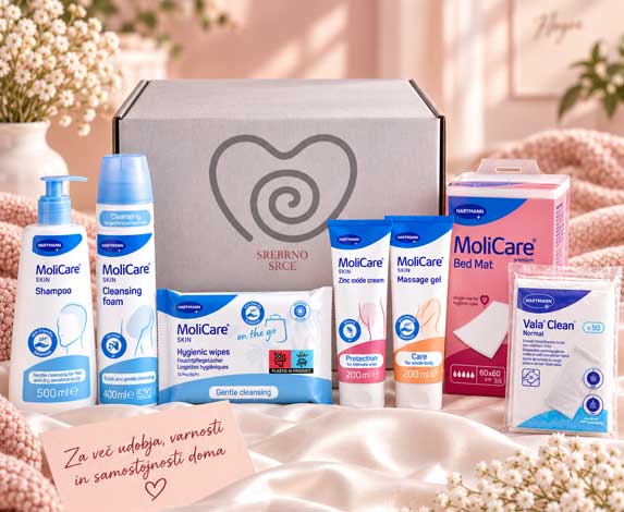 Srebrno srce - Veliki paket za celovito nego in udobje